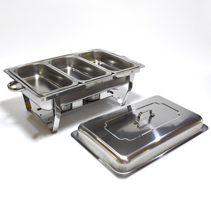 Chauffe-Plat Buffet en Acier Inoxydable – Réchaud de Buffet Hôtelier pour Maintien au Chaud des Aliments - Product Image 5