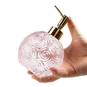 Bouteille de distributeur de savon en verre de citrouille avec couvercle de pompe 440ml - Product Image 6