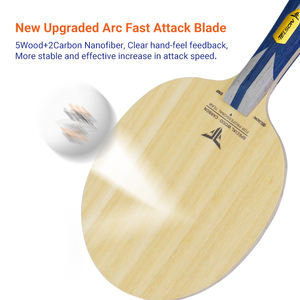 लोकी हाई इलास्टिक कोटो फेशियल मटेरियल फास्ट अटैक पिंग पोंग ब्लेड 7 लेयर टेलसन सीएनएफ फाइबर वुड ब्लेड टेबल टेनिस - Product Image 4
