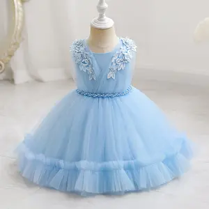 Latest Frock Design Girl Children Party Wear Dress Baby Girl Party Princess Dress For 6 Months to 4 Years Old
