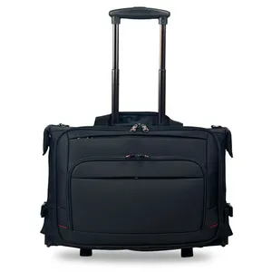 Saco de vestuário redondo com 4 roda, bolsa leve para rolar roupas, roupa de viagem, bolsa duffel, 2023