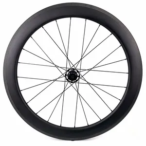 Yuananbike Carbon Wheels RA18 Ceramic Bearing Hub 20/24 Holes Tubular Clincher Tubeless Wheelset