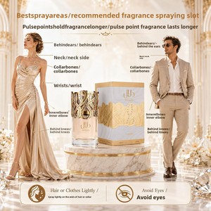 Nouveau parfum arabe unisexe Dalal <span class=keywords><strong>pour</strong></span> femmes et hommes, senteur Rose Miel, format standard, fabricant de grande marque, vente en gros transfrontalière - Product Image 4