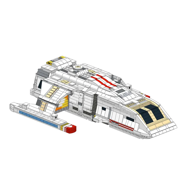 Buildmoc <span class=keywords><strong>स्टार</strong></span> <span class=keywords><strong>ट्रेक</strong></span> USS Runabout शटल जहाजों अंतरिक्ष जहाज मॉडल बिल्डिंग ब्लॉक्स ईंटें खिलौने
