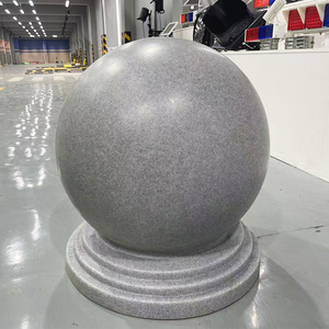 Bolardo Esférico de Plástico de 60cm, Barrera de Estacionamiento para Bloqueo de Vehículos en Plazas - Product Image 1