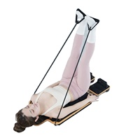 Fitness professionnel Pilates réformateur usage domestique équipement d'exercice en bois planche de Pilates en bois d'érable Durable