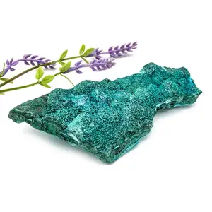 Espécie de pedra azurita natural azurita, pedra cru azurite e malaquita mineral para decoração