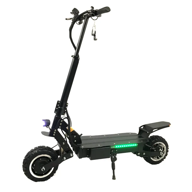 Maksimum hız 85kms 2019 yeni tasarım elektrikli scooter çift motorlu 60V 5600w 11 inç elektrikli scooter yetişkinler