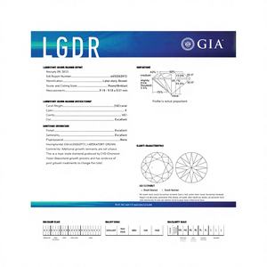 Diamante Cultivado en Laboratorio de 2.82 Quilates VS1/F, 9.15x9.18x5.51mm, 60.10% de Profundidad, Corte Excelente, Diamantes Sueltos para Joyería, Certificado IGI - Product Image 1