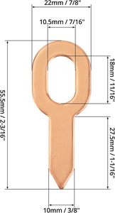 Rondelle de tirage droite à anneau dépressé, outil de réparation de rétrécissement métallique utilisé dans les machines de soudage par panneaux et les machines de soudage par points, consommables. - Product Image 3