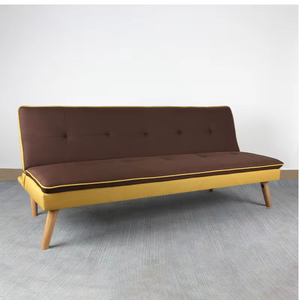 Moderno minimalista marco de madera convertible futón plegable sofá cama ahorro de espacio para dormitorio o apartamento-disponible para venta al por mayor - Product Image 2