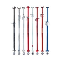 Étais de soutènement en acier réglables, étais de coffrage télescopiques, style européen et chinois, fabrication sur mesure disponible
