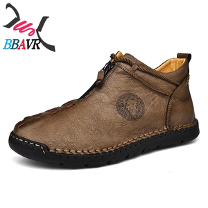 Zapatos Casuales de Moda para Hombre, Cosidos a Mano, Transpirables, Ligeros, para Todas las Temporadas, Talla Grande - Product Image 1