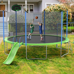 สนามบาสเก็ตบอลสำหรับเด็กสนามเด็กเล่นแทรมโพลีนกลางแจ้งในร่ม - Product Image 2