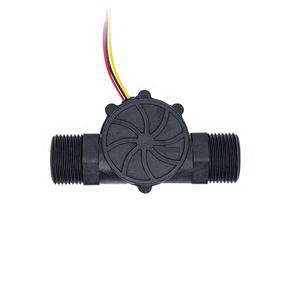 Débitmètre à effet Hall à grand diamètre de 1 pouce, options en plastique/laiton/acier inoxydable disponibles pour le capteur de débit d'eau - Product Image 4