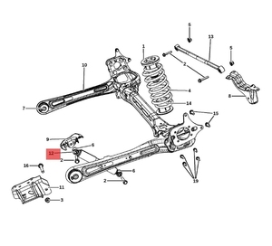Amortiguador de suspensión trasera 4721686AE para <span class=keywords><strong>Dodge</strong></span> <span class=keywords><strong>Grand</strong></span> <span class=keywords><strong>Caravan</strong></span> 2008-2010 para Chrysler Town Country 2010 - Product Image 3