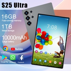 Hot Bán S25 Siêu Gốc 16GB + 1Tb 10.1 Inch Máy Tính Bảng Mở Khóa Thông Minh <span class=keywords><strong>Android</strong></span> Tablet PC 5G - Product Image 1
