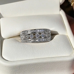 Anello per dito indice a forma di diamante geometrico in stile coreano, gioielli minimalisti da indossare ogni giorno - Product Image 5