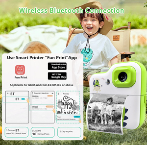 Mini impresora térmica para niños al aire libre Cámara Juguete de foto de impresión instantánea con sensor de imagen CMOS para niños y niñas - Product Image 5