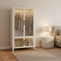 Armoire de chambre personnalisable, ensemble de placards modernes pour chambre et couloir