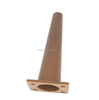 Pieds de meubles réglables en plastique ABS imitation bois, anti-corrosion, marché du mobilier de Foshan