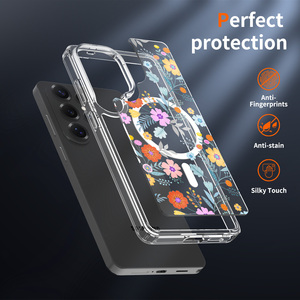 Fabrika Özel Tasarım OEM ODM Şeffaf Manyetik Cep Telefonu Kılıfı Samsung S26 Ultra Kılıfı için 2mm Çizilmez Arka Kapaklı - Product Image 2