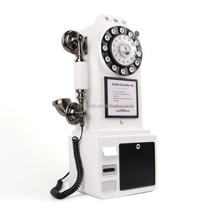 Téléphone antique <span class=keywords><strong>de</strong></span> luxe en métal pour enregistreur vocal, <span class=keywords><strong>cabine</strong></span> photo <span class=keywords><strong>de</strong></span> mariage, alimenté par batterie, <span class=keywords><strong>carte</strong></span> mémoire 8 Go - Product Image 4