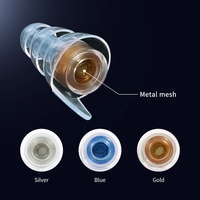 Bouchons d'oreilles en silicone avec filtre métallique et boîte transparente en PP – Les meilleurs bouchons d'oreilles musicaux pour concerts, festivals, réduction du bruit et protection auditive