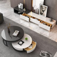Meuble TV moderne et minimaliste, extensible, de luxe léger, pour salon domestique, de haute qualité