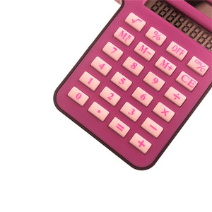 Candybar Calculator 8 Digits Battery Powered ABS Material House Shape Design - Product Image 4