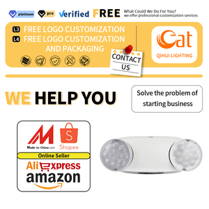 Thông minh an toàn hai chỗ dẫn ánh sáng khẩn cấp Trắng ABS PC Tuổi thọ dài với 3 giờ thời gian khẩn cấp cho trường hợp khẩn cấp cháy - Product Image 2