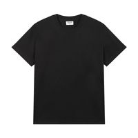 T-shirt vintage 240g en coton double fil, manches courtes, style japonais, pour homme et femme, uni, coupe ample, couleur unie, vente en gros