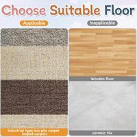 Marqueurs de sol inscriptibles de 4 pouces pour tapis, points de repère pour la salle de classe, les zones d'activités, la maternelle, la décoration de sol de yoga