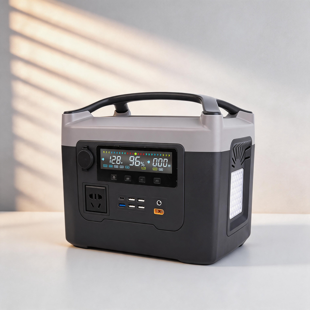 600W High-Capacity Lithium Battery Portable Outdoor Mobile Energy Storage Power Station Supporting Solar Charging for Camping RV