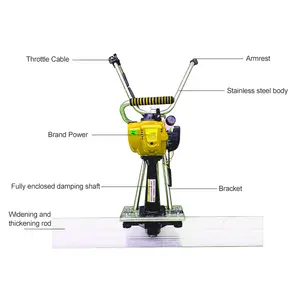 Factory Sale Truss Vibration Floor Leveling Machine Concrete Vibrating Screed