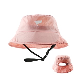 Sombrero de Surf Personalizado de Poliéster de Alta Calidad con Correa Ajustable para la Barbilla, Impermeable, para Mujer, con Orificio para Cola de Caballo - Product Image 1