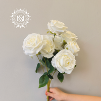 Bouquet de roses artificielles, roses artificielles multicolores pour arche de mariage, décoration de fête et de maison, fleurs au toucher réel