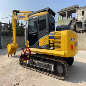 Excavatrice hydraulique d'occasion Komatsu PC130 2023, 13 tonnes, certifiée CE, moteur, pompe, boîte de vitesses, roulements, matériel certifié, en vente chaude - Product Image 2