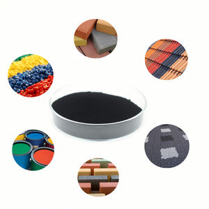 Poudre de pigment inorganique noir d'oxyde de fer de qualité construction pour les matériaux de construction - Product Image 2