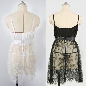 Lingerie Sexy pour Grosses Femmes Grande Taille Sous-Vêtements Robe Dentelle Nuisette Sexy Femme <span class=keywords><strong>Mature</strong></span> - Product Image 5