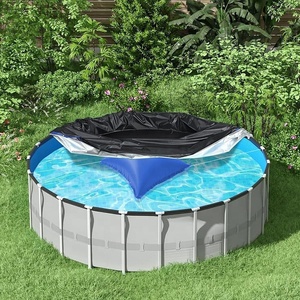 <span class=keywords><strong>Flotteur</strong></span> de <span class=keywords><strong>piscine</strong></span> gonflable pliable portable en PVC bleu avec trous de corde Matelas d'eau de divertissement d'hiver - Product Image 6