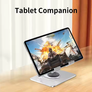 Great Roc Support de tablette réglable en aluminium à meilleur prix avec base rotative à 360 pour <span class=keywords><strong>ipad</strong></span> de moins de 12 pouces Support de montage sur table - Product Image 6