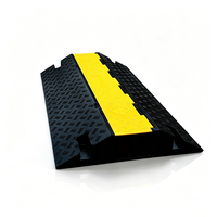 Canaux en caoutchouc Protecteur de Câble Robuste Défenseur utilisation extérieure un canal chaussée durable rampe de câble de sécurité