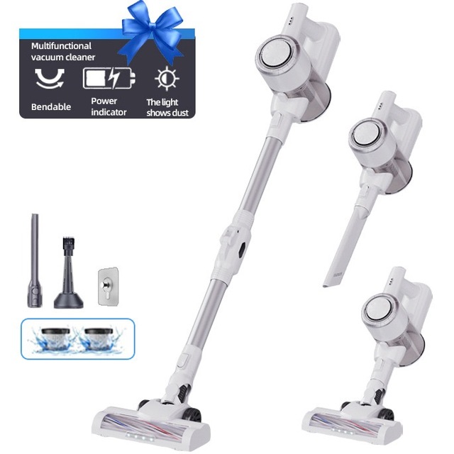 Cordless V15S Vacuum Cleaner Bendable Wand Hard Floor Carpet Pet Hair Furniture Wall Mount Storage Hotel Household Dry