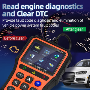 Herramienta de diagnóstico automático OBD2 para todos los protocolos <span class=keywords><strong>OBD</strong></span> II Lector de código YM529 Tipo de cable de alimentación eléctrica - Product Image 4