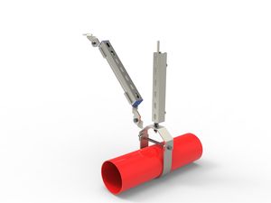 Personalizar Design Construção c Canal Aço Banhado Anti Sísmico Tubular Suporte De Aço Bracket - Product Image 3