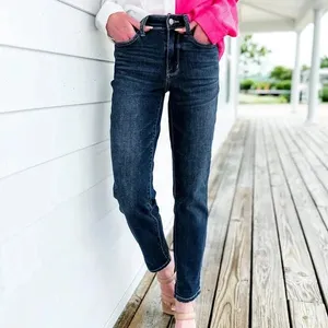 Nieuwste Design Jeans Sexy Vrouw Dagelijks Skinny Jeans Casual Mode Strakke Jeans Broek Voor Meisje