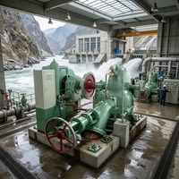 Petite turbine hydroélectrique Francis pour la production d'énergie libre, atelier de peinture EPC, prix abordable