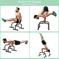 Barres parallèles et poignées pour pompes, entraînement de force, handstands, planche complète et dips, callisthénie