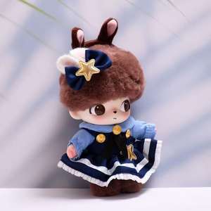 라부부용 럭셔리 세트 시리즈 봉제인형 브랜드 리본 헤어 액세서리 포함 드레스 - Product Image 4